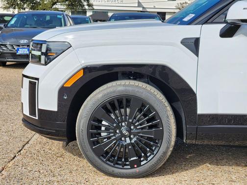 Serenity White 2026 Hyundai SANTA FE HEV Calligraphy