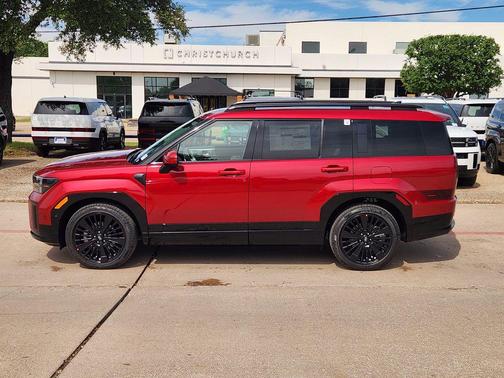 Ultimate Red 2026 Hyundai SANTA FE HEV Calligraphy