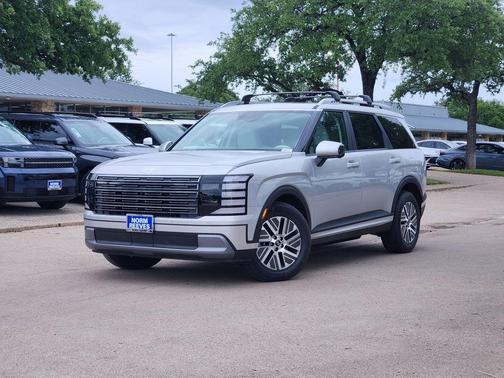 Typhoon Silver Metallic 2026 Hyundai Palisade Hybrid Blue SEL Premium 7P