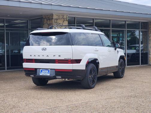 Serenity White 2026 Hyundai SANTA FE HEV Calligraphy
