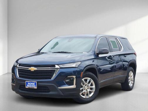 Northsky Blue Metallic 2023 Chevrolet Traverse LS