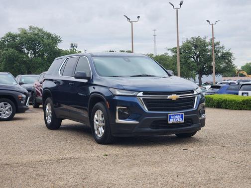 Northsky Blue Metallic 2023 Chevrolet Traverse LS