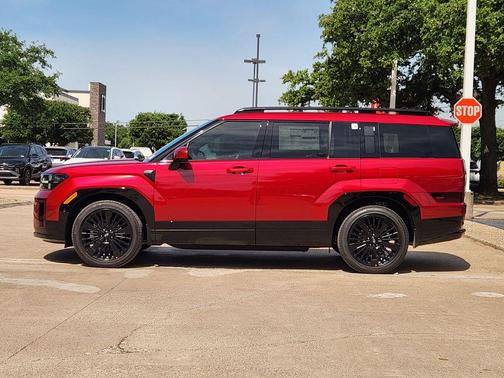 Ultimate Red 2026 Hyundai SANTA FE HEV Calligraphy