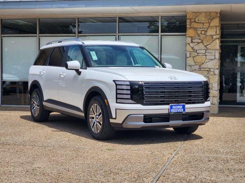 Creamy White Pearl 2026 Hyundai Palisade Hybrid Blue SEL 7P
