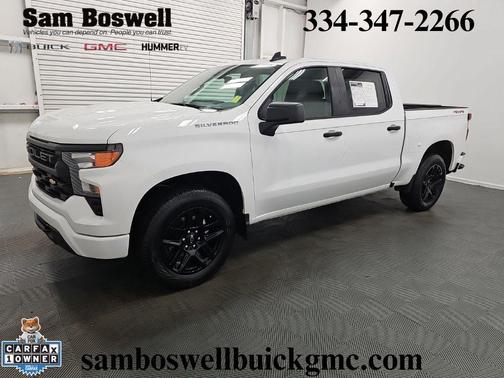 Summit White 2023 Chevrolet Silverado 1500 Custom