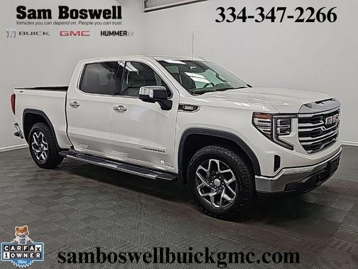 White Frost Tri-Coat 2023 GMC Sierra 1500 SLT