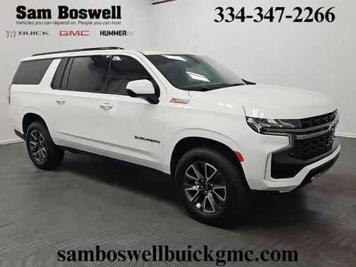 Summit White 2021 Chevrolet Suburban Z71