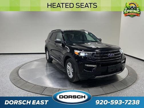 AGATE BLACK METALLIC 2023 Ford Explorer XLT