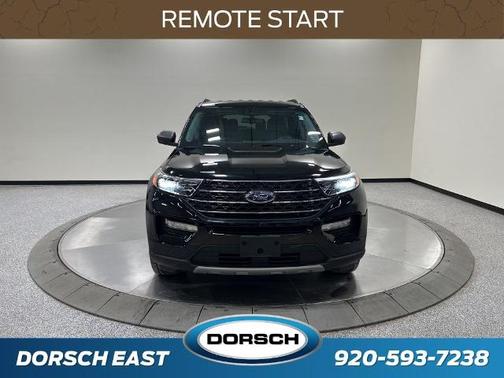 AGATE BLACK METALLIC 2023 Ford Explorer XLT