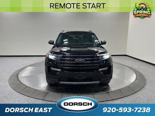 AGATE BLACK METALLIC 2023 Ford Explorer XLT