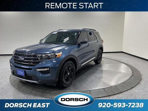 BLUE METALLIC 2020 Ford Explorer XLT