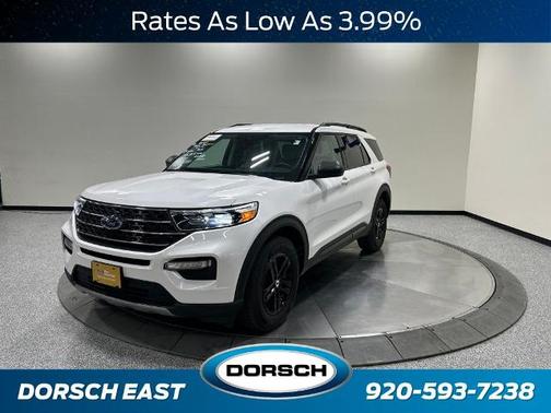 STAR WHITE MET TRI-COAT 2024 Ford Explorer XLT