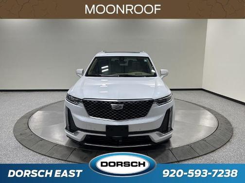 Crystal White Tri-Coat 2024 Cadillac XT6 PREMIUM LUXURY