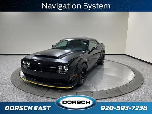 Pitch Black Clearcoat 2018 Dodge Challenger SRT DEMON