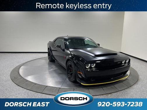 Pitch Black Clearcoat 2018 Dodge Challenger SRT DEMON