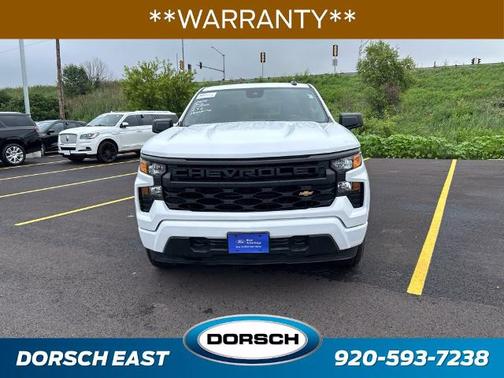 Summit White 2024 Chevrolet Silverado 1500 CUSTOM
