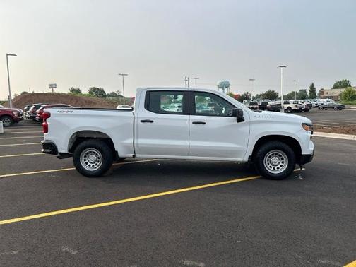 Summit White 2023 Chevrolet Silverado 1500 WT