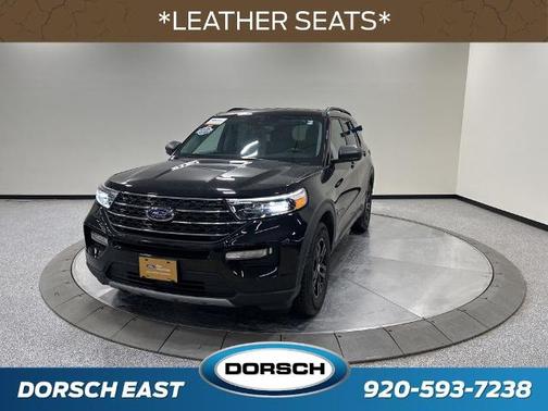 AGATE BLACK METALLIC 2023 Ford Explorer XLT