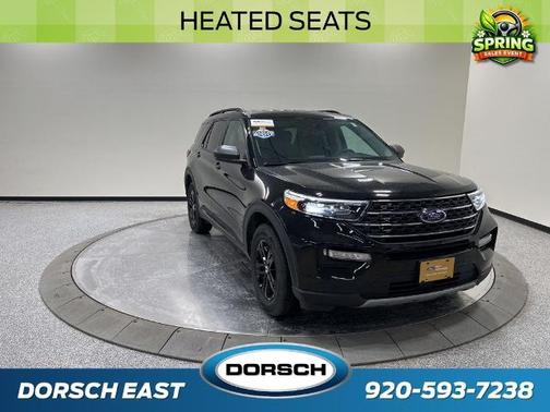 AGATE BLACK METALLIC 2023 Ford Explorer XLT