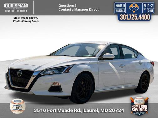 Glacier White 2020 Nissan Altima S FWD