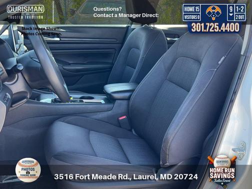 Glacier White 2020 Nissan Altima S FWD