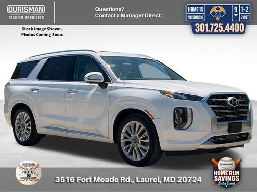 Hyper White 2020 Hyundai PALISADE Limited