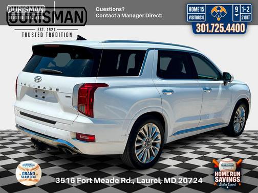 Hyper White 2020 Hyundai PALISADE Limited