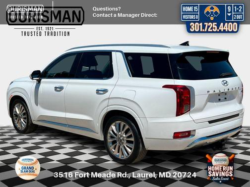 Hyper White 2020 Hyundai PALISADE Limited