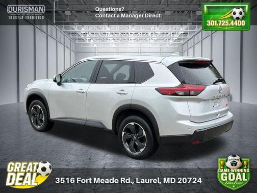 Brilliant Silver Metallic 2024 Nissan Rogue SV