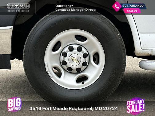 2023 Chevrolet Express 2500 RWD 2500 Regular Wheelbase WT