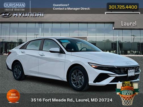 Serenity White 2026 Hyundai ELANTRA HEV Blue