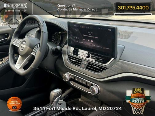 Gun Metallic 2024 Nissan Altima 2.5 SV