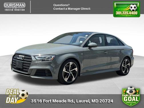 Quantum Gray 2020 Audi A3 2.0T S line Premium Plus