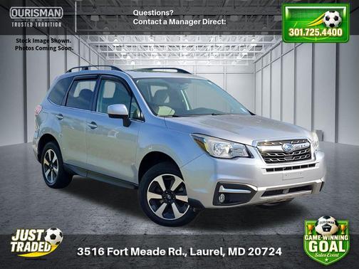 Ice Silver Metallic 2018 Subaru Forester 2.5i Limited