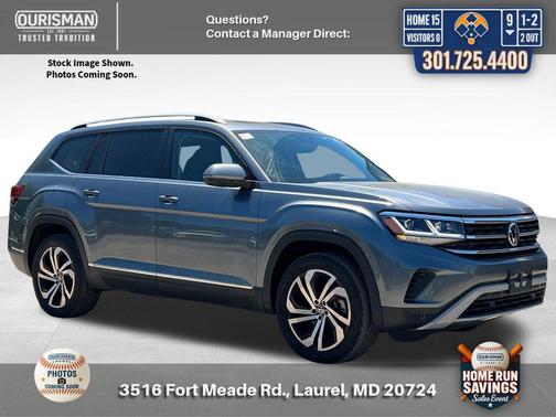 Platinum Gray Metallic 2022 Volkswagen Atlas 2.0T SEL