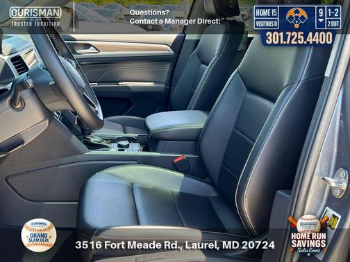 Platinum Gray Metallic 2022 Volkswagen Atlas 2.0T SEL