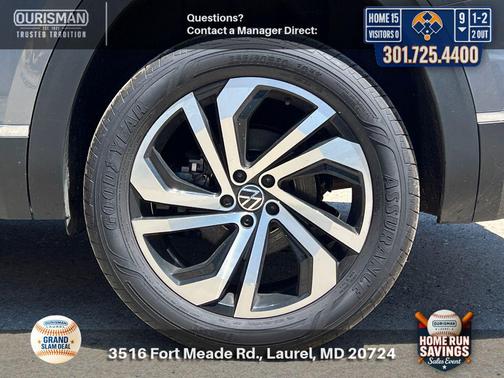 Platinum Gray Metallic 2022 Volkswagen Atlas 2.0T SEL