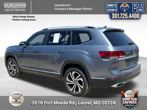 Platinum Gray Metallic 2022 Volkswagen Atlas 2.0T SEL