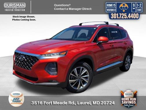 Lava Orange 2020 Hyundai SANTA FE SEL 2.4