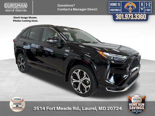 Silver Sky Metallic/Midnight Black Metallic 2023 Toyota RAV4 Prime XSE