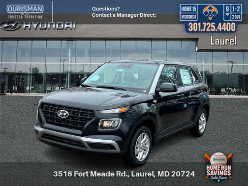 Onyx Black 2026 Hyundai VENUE SE