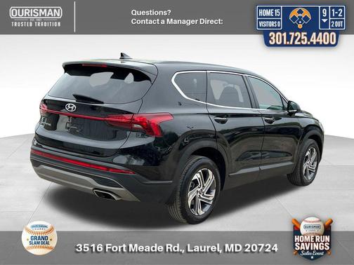 Twilight Black 2023 Hyundai SANTA FE SE