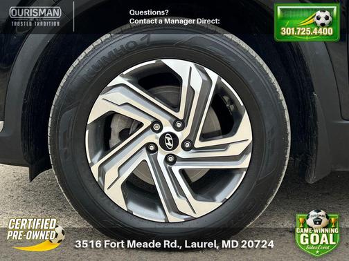 Twilight Black 2023 Hyundai SANTA FE SE