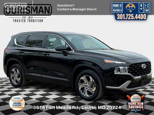 Twilight Black 2023 Hyundai SANTA FE SE