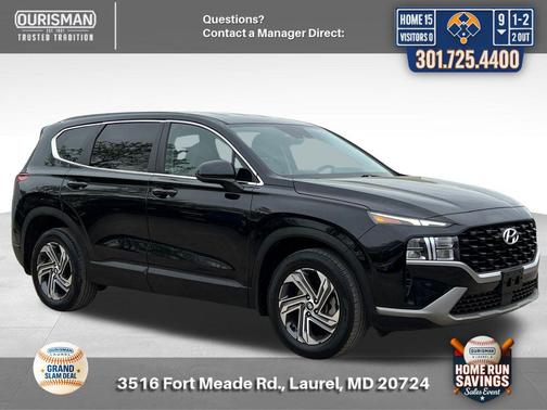 Twilight Black 2023 Hyundai SANTA FE SE