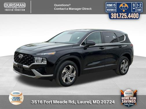 Twilight Black 2023 Hyundai SANTA FE SE