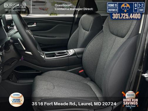 Twilight Black 2023 Hyundai SANTA FE SE