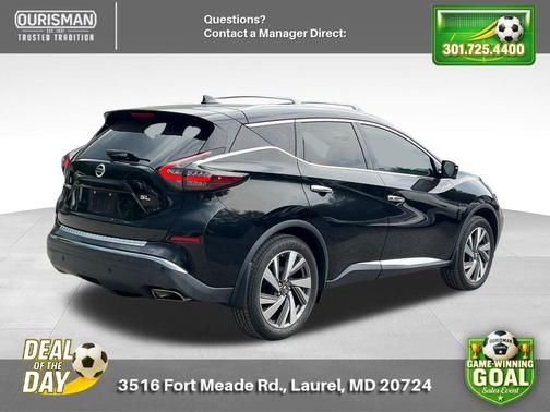 Magnetic Black Pearl 2019 Nissan Murano SL