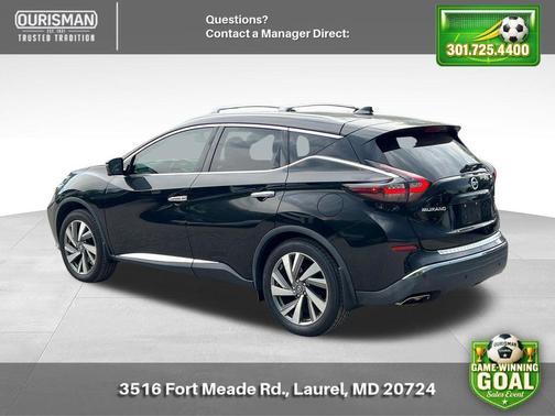 Magnetic Black Pearl 2019 Nissan Murano SL