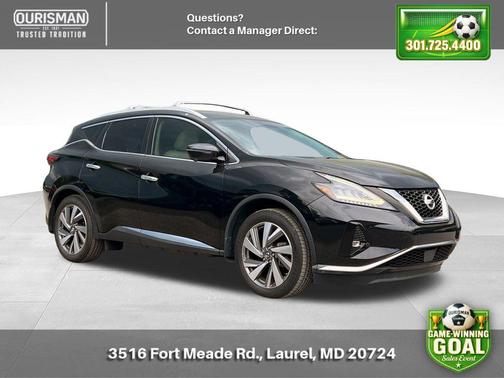 Magnetic Black Pearl 2019 Nissan Murano SL
